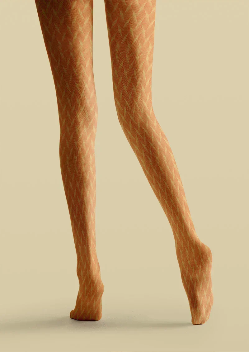 Viken Plan Nudenet Patterned Tights Hosiery Pantyhose