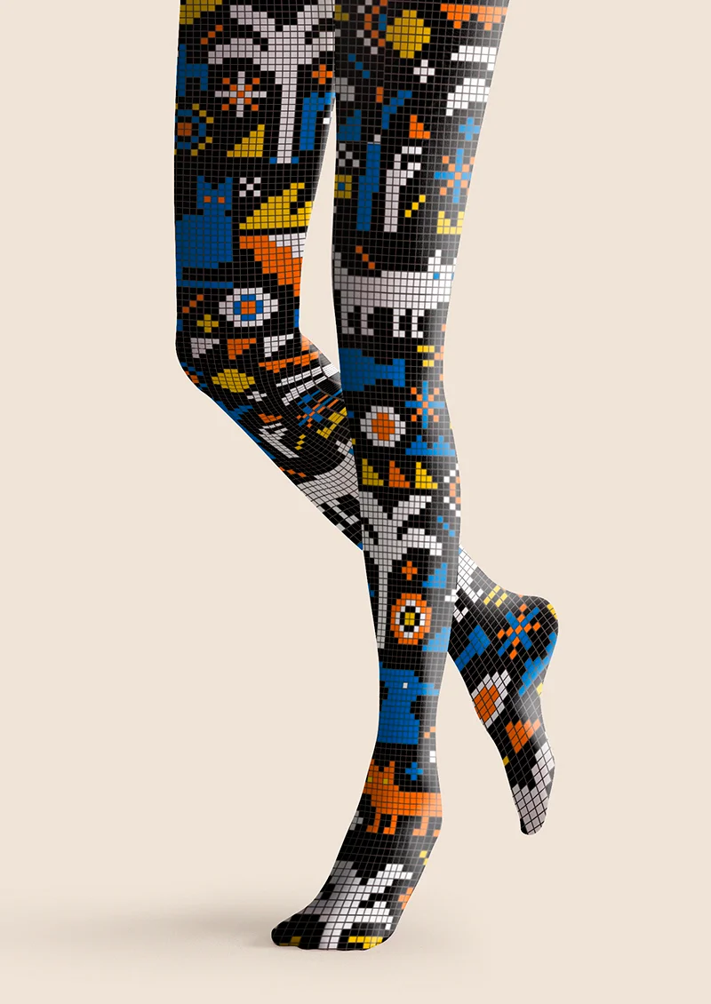 Viken Plan Quirkie Tights Hosiery Pantyhose - Image 4