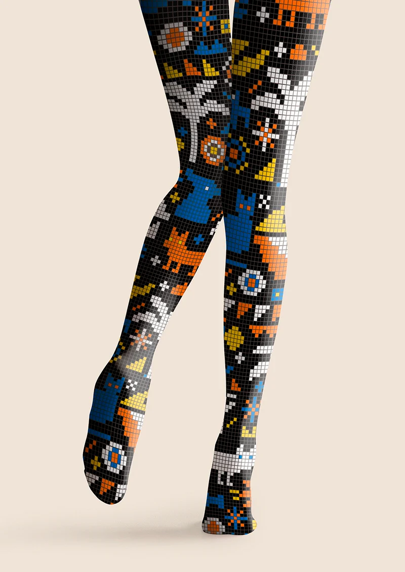 Viken Plan Quirkie Tights Hosiery Pantyhose - Image 5