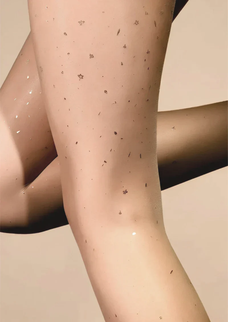 Viken Plan Golden Osmanthus Seamless Velvet 3D Sheer Silky Pantyhose Tights Hosiery - Image 16