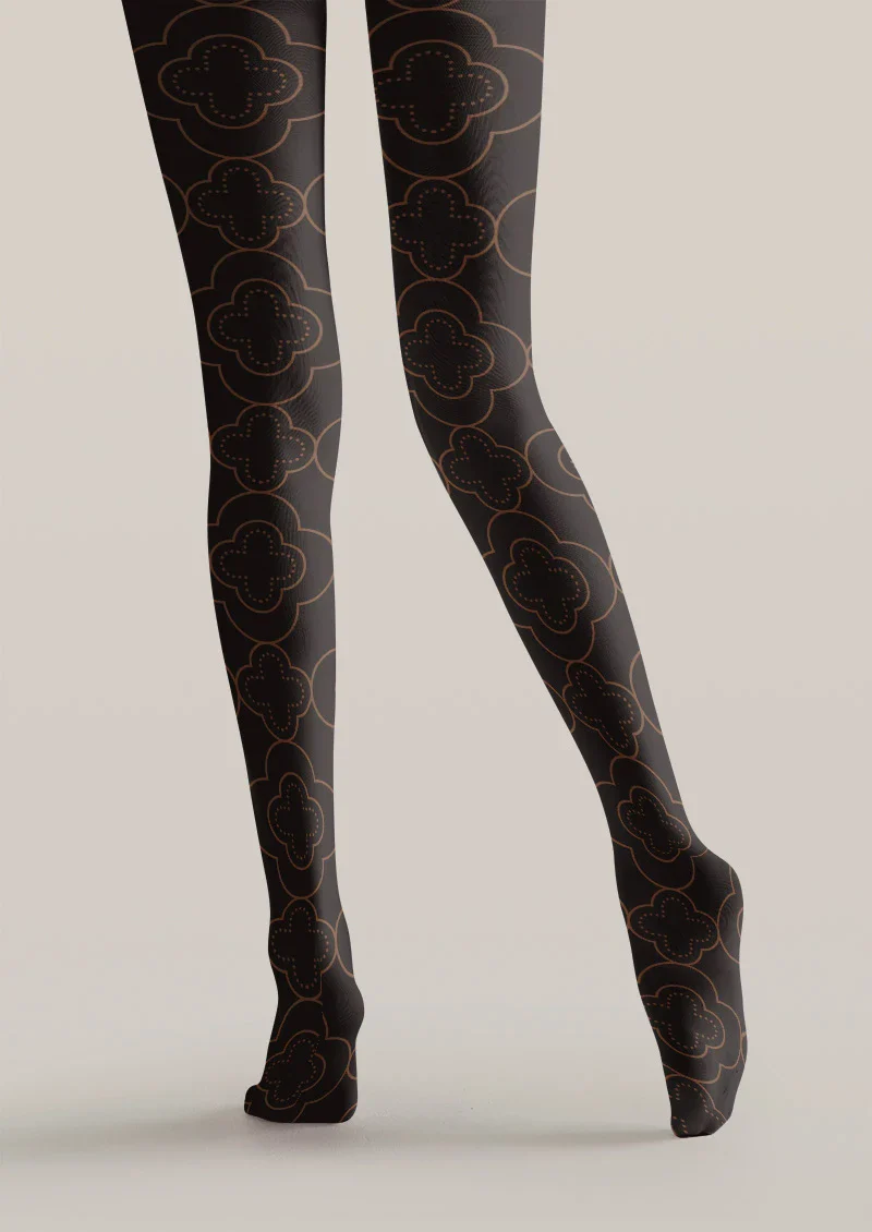 Viken Plan Golden Petal Tights Hosiery Pantyhose
