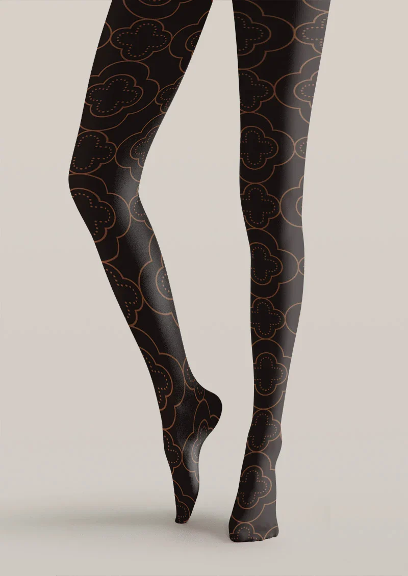 Viken Plan Golden Petal Tights Hosiery Pantyhose - Image 4