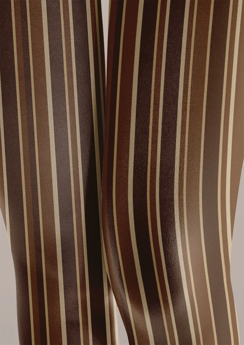 Viken Plan Coffee Grain Tights Hosiery Pantyhose - Image 5