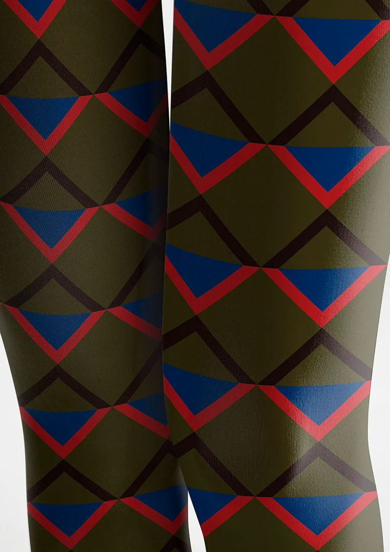 Viken Plan Inky Matrix Tights Hosiery Pantyhose - Image 5