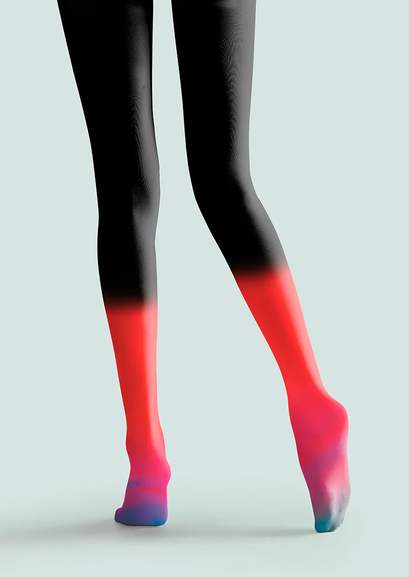 Viken Plan Iridescent Crane Trails Tights Hosiery Pantyhose - Image 4