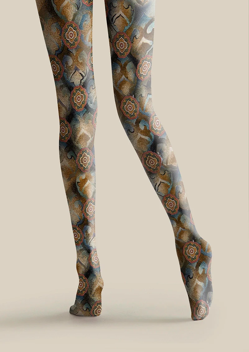 Viken Plan Lacquer Bloom Tights Hosiery Pantyhose - Image 4