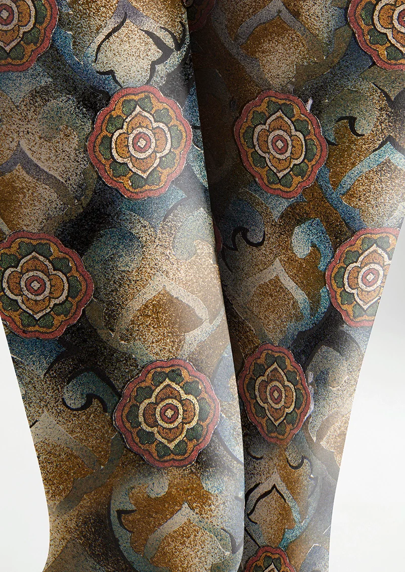 Viken Plan Lacquer Bloom Tights Hosiery Pantyhose - Image 5