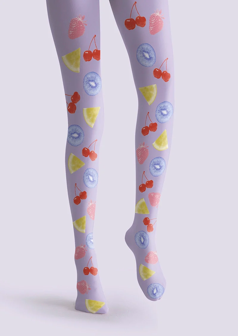 Viken Plan Lavender Orchard Tights Hosiery Pantyhose