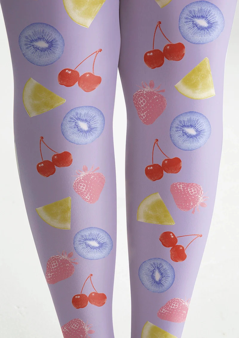 Viken Plan Lavender Orchard Tights Hosiery Pantyhose - Image 5