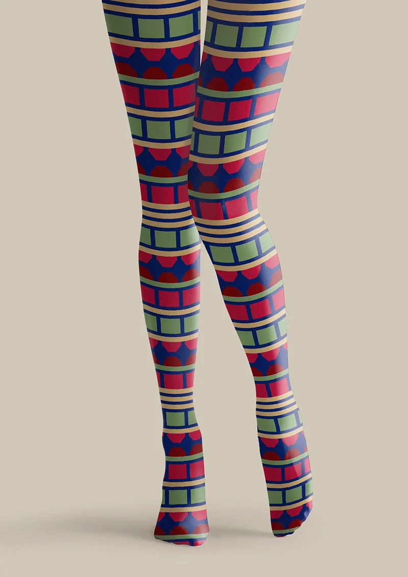 Viken Plan Layered Dreamscape Tights Hosiery Pantyhose - Image 3