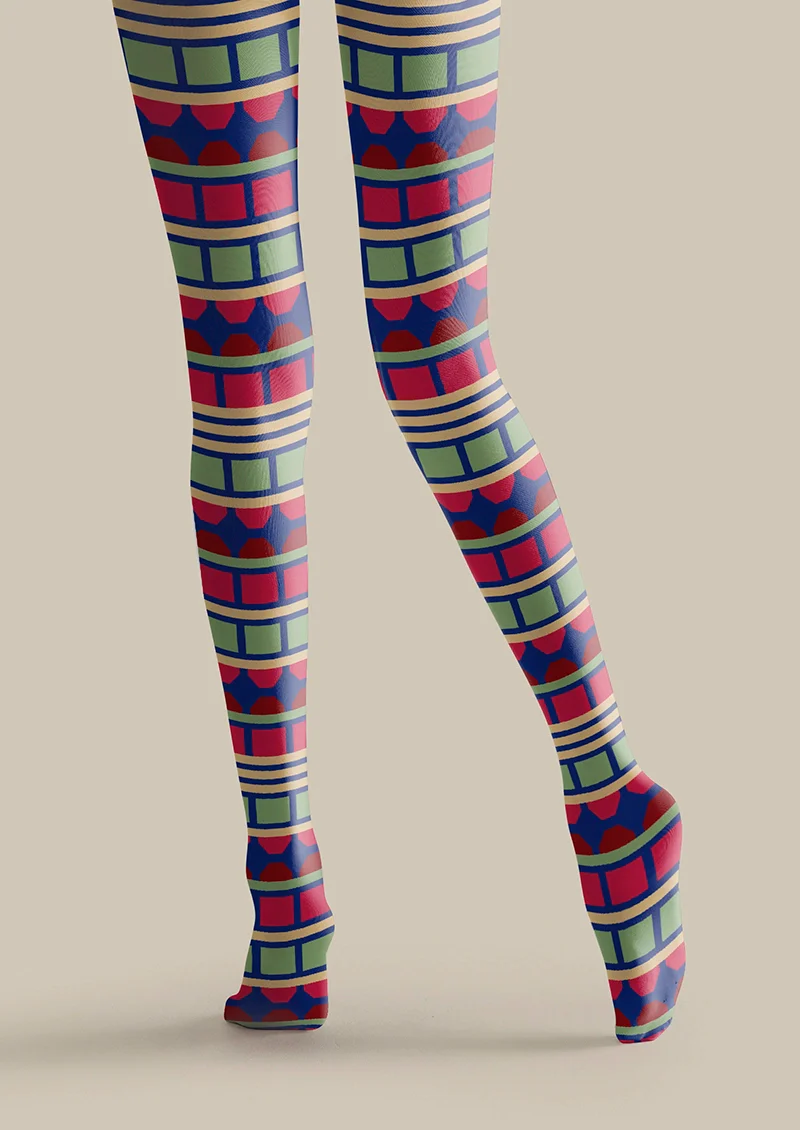 Viken Plan Layered Dreamscape Tights Hosiery Pantyhose - Image 4