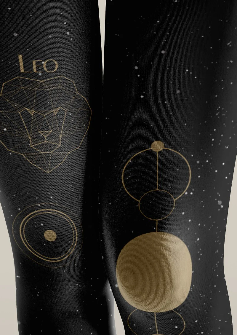 Viken Plan Leo Zodiac Tights Hosiery Pantyhose - Image 3
