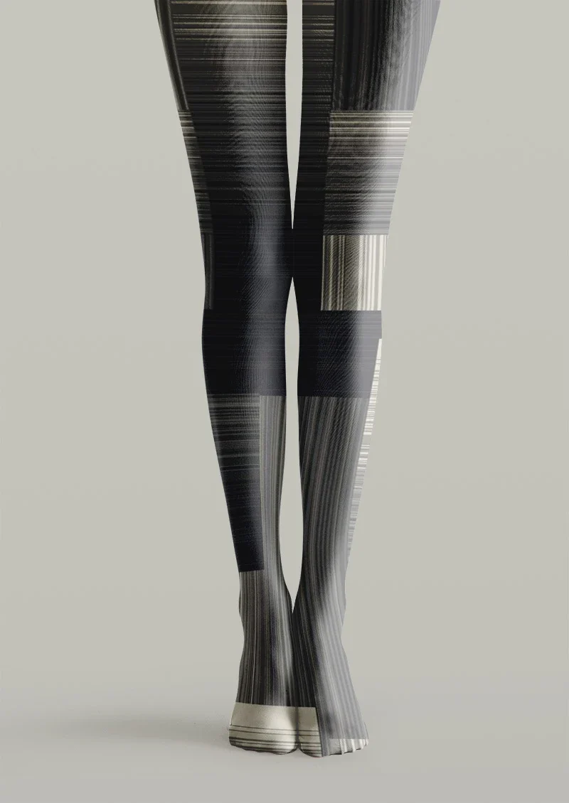 Viken Plan Noir Circuit Tights Hosiery Pantyhose - Image 3