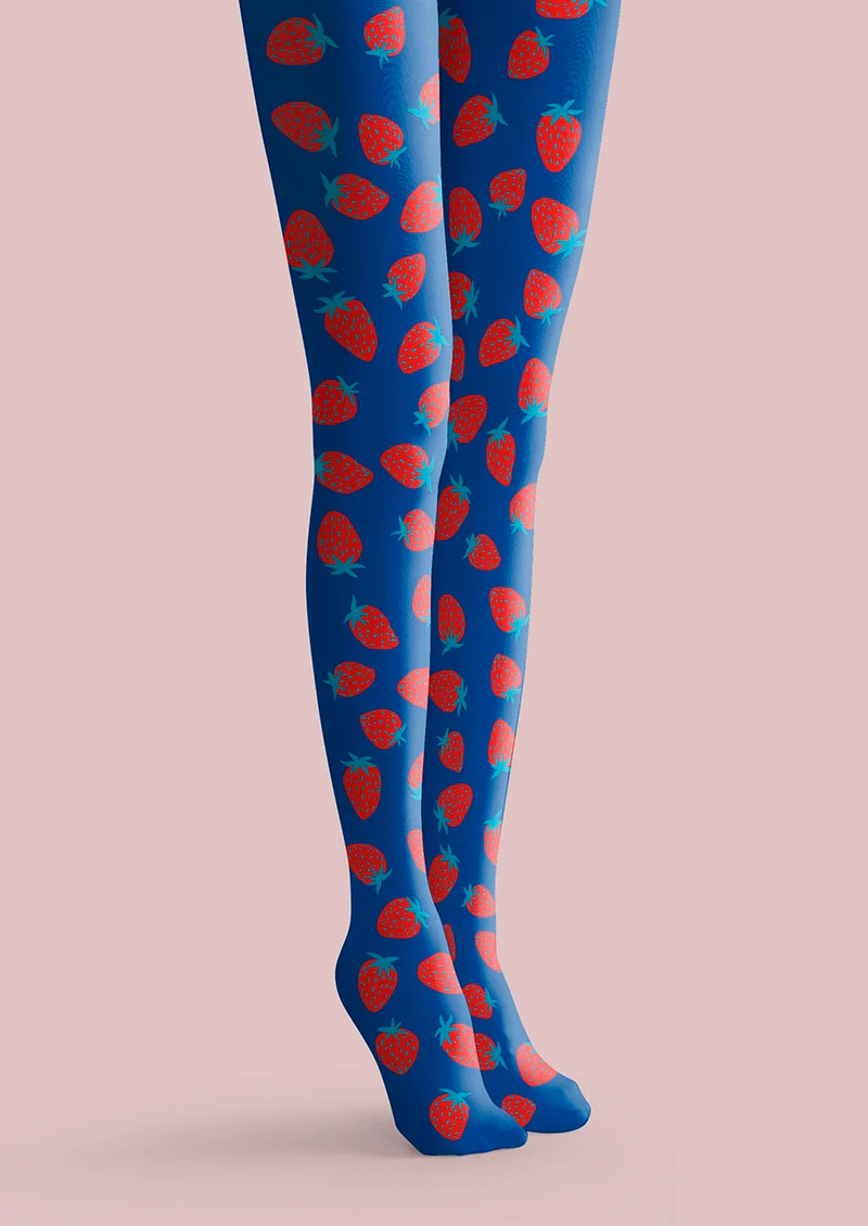 Viken Plan Strawberry polka dots Tights Hosiery Pantyhose