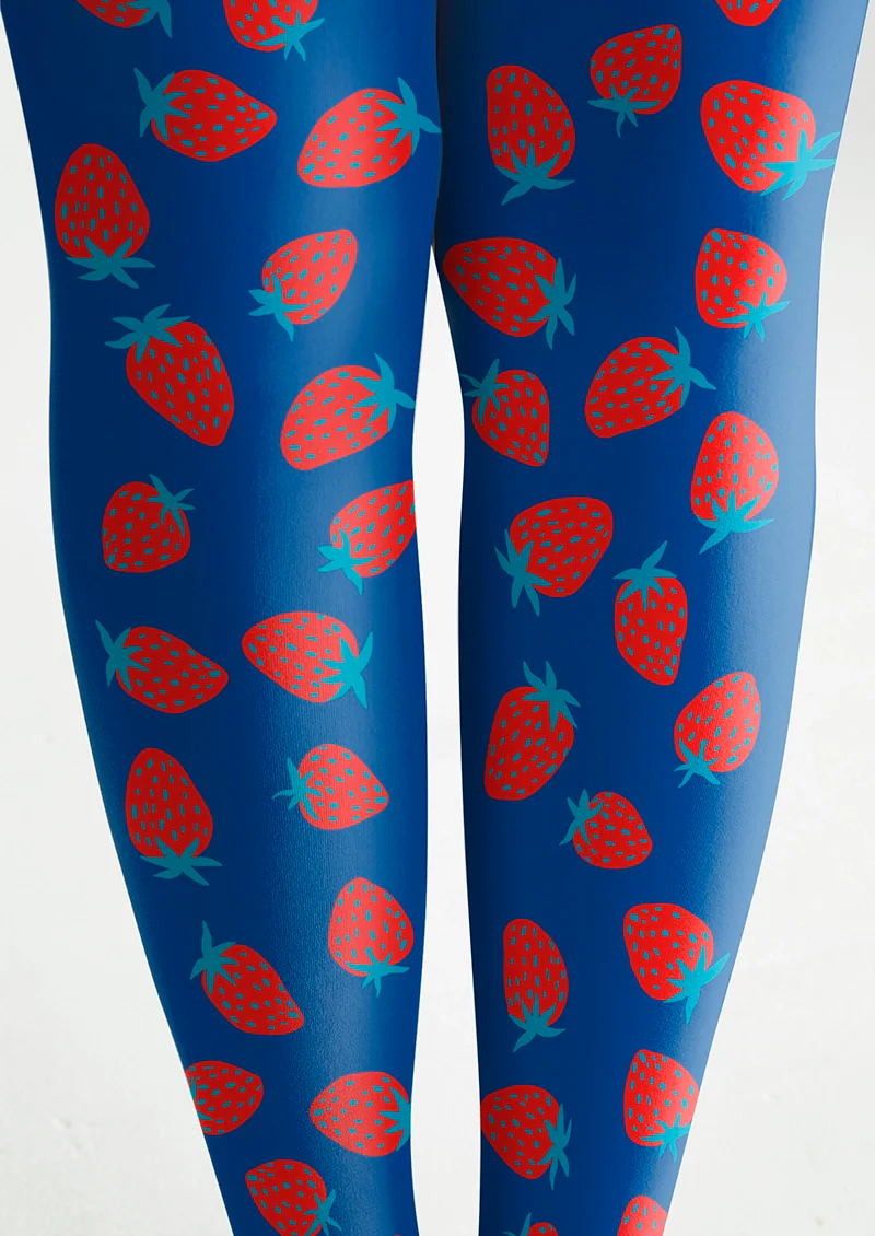 Viken Plan Strawberry polka dots Tights Hosiery Pantyhose - Image 6