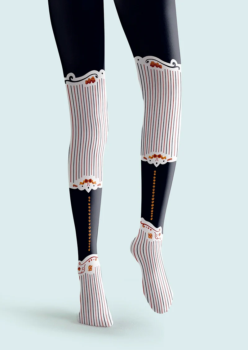 Viken Plan Lolita's Tale Tights Hosiery Pantyhose - Image 3