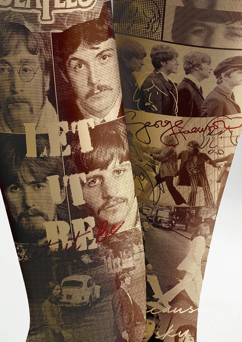 Viken Plan Music Festival Tights Personality Pantyhose/Tights [The Beatles] - Image 5