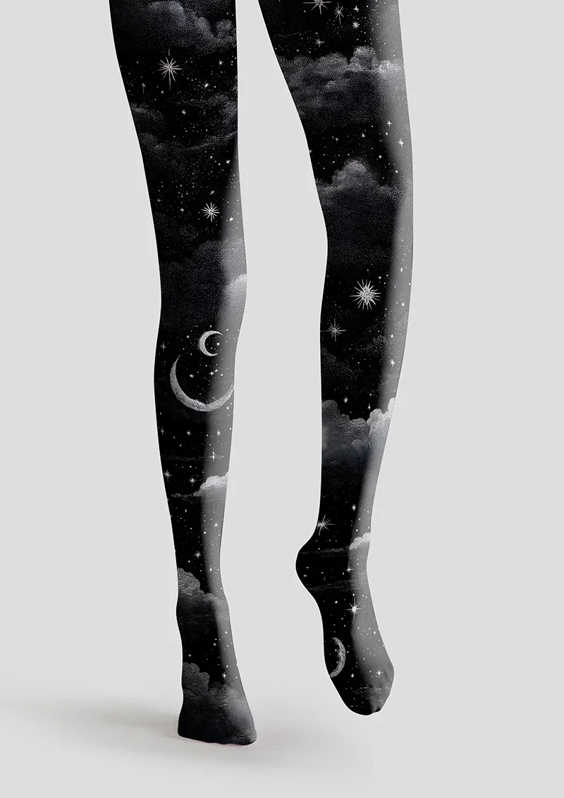 Viken Plan Night sky Tights Hosiery Pantyhose - Image 3