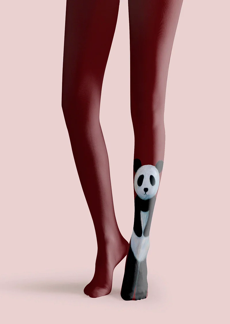 Viken Plan Panda Tights Hosiery Pantyhose - Image 3