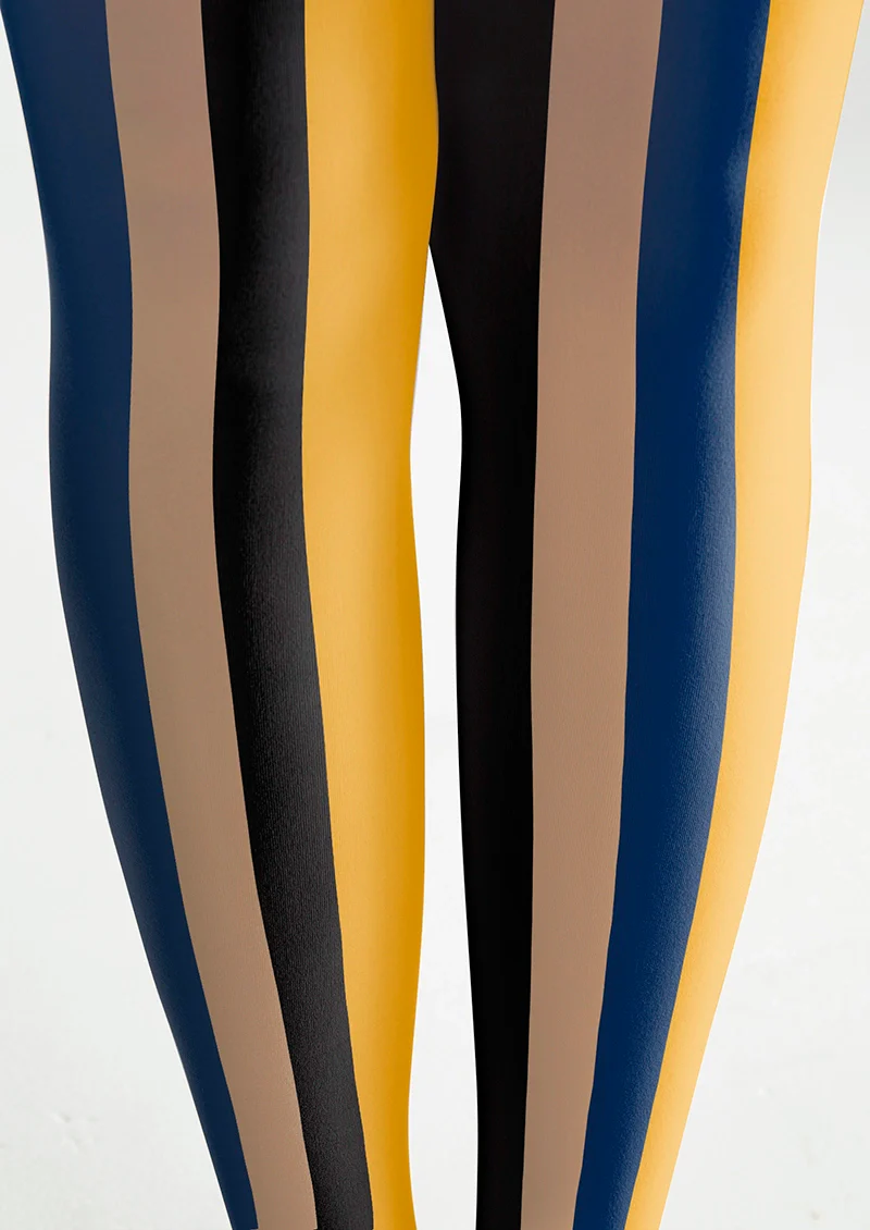 Viken Plan Modern Retro Striped Tights Hosiery Pantyhose - Image 6