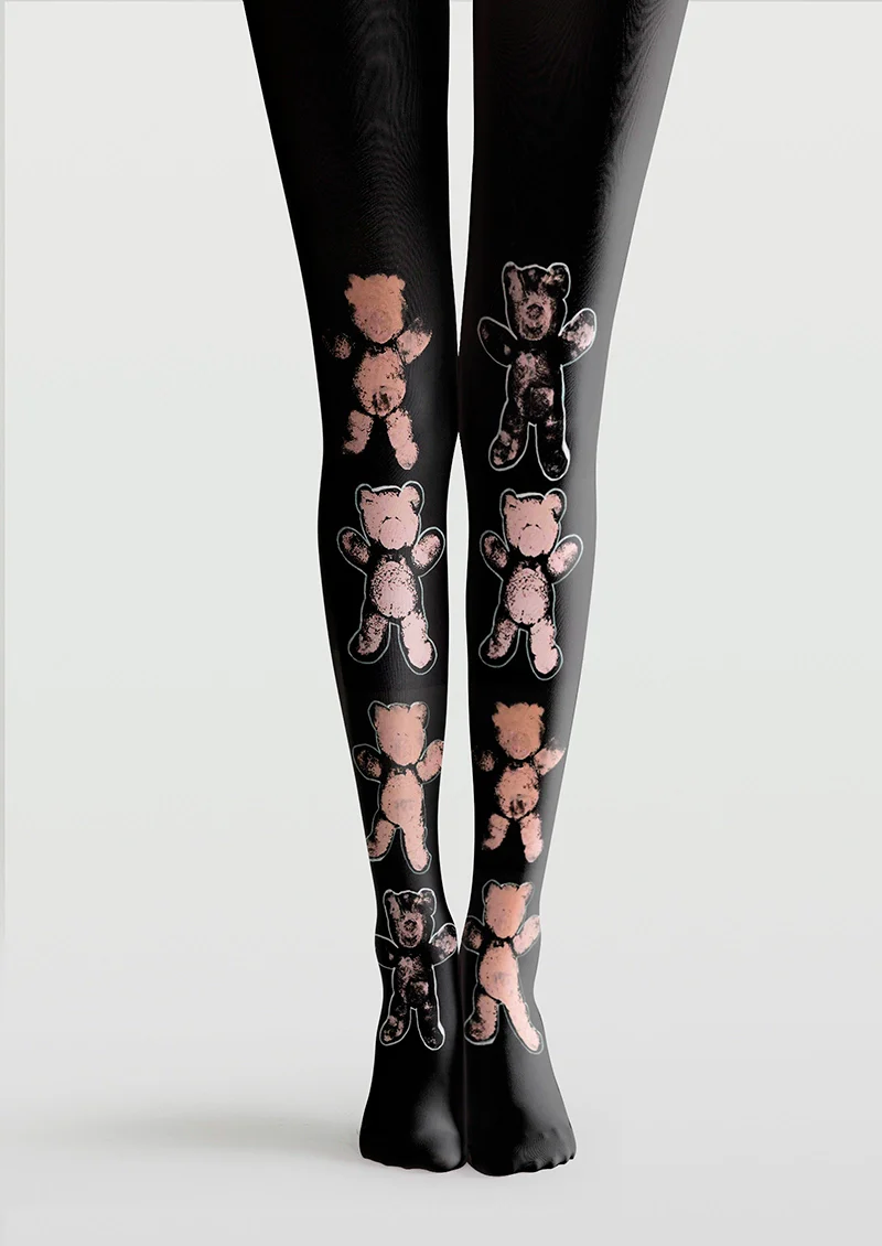Viken Plan Phantom Pop bear Style Tights Hosiery Pantyhose