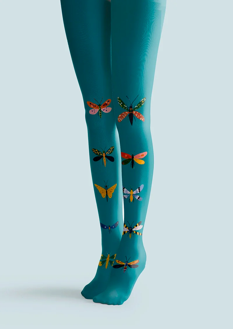 Viken Plan Prism-Butterfly Spectrum Tights Hosiery Pantyhose - Image 3