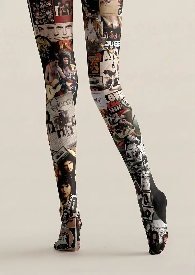 Viken Plan Queen Band Memories Tights Hosiery Pantyhose - Image 4