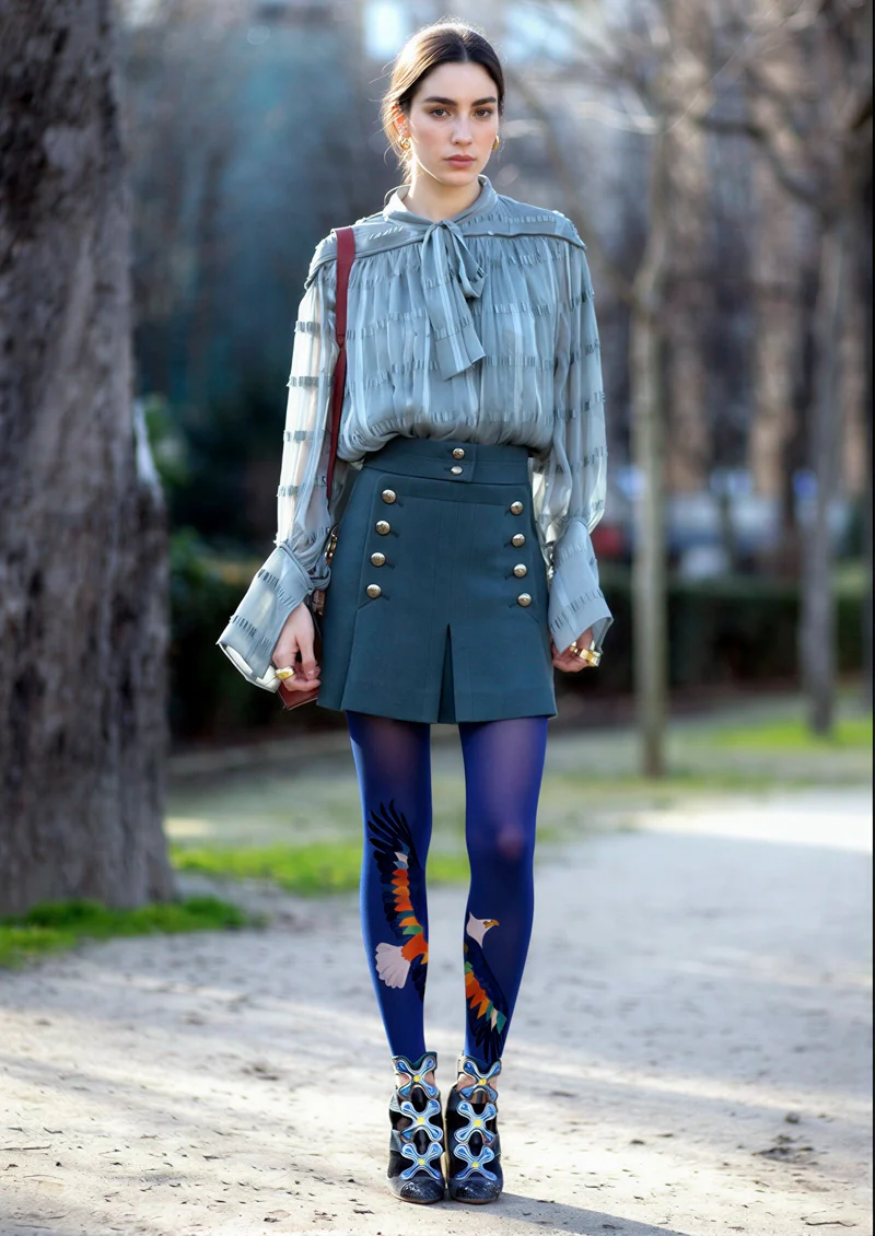 Viken Plan Rainbow Eagle Tights Hosiery Pantyhose - Image 2