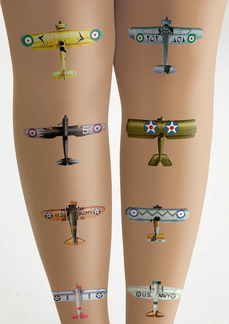 Viken Plan Retro Wingspan Tights Hosiery Pantyhose - Image 5