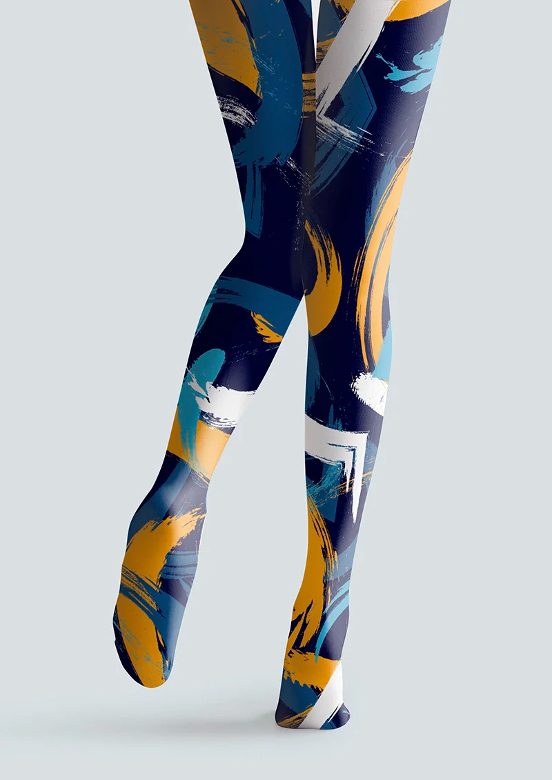 Viken Plan Rhapsody Canvas Tights Hosiery Pantyhose - Image 4