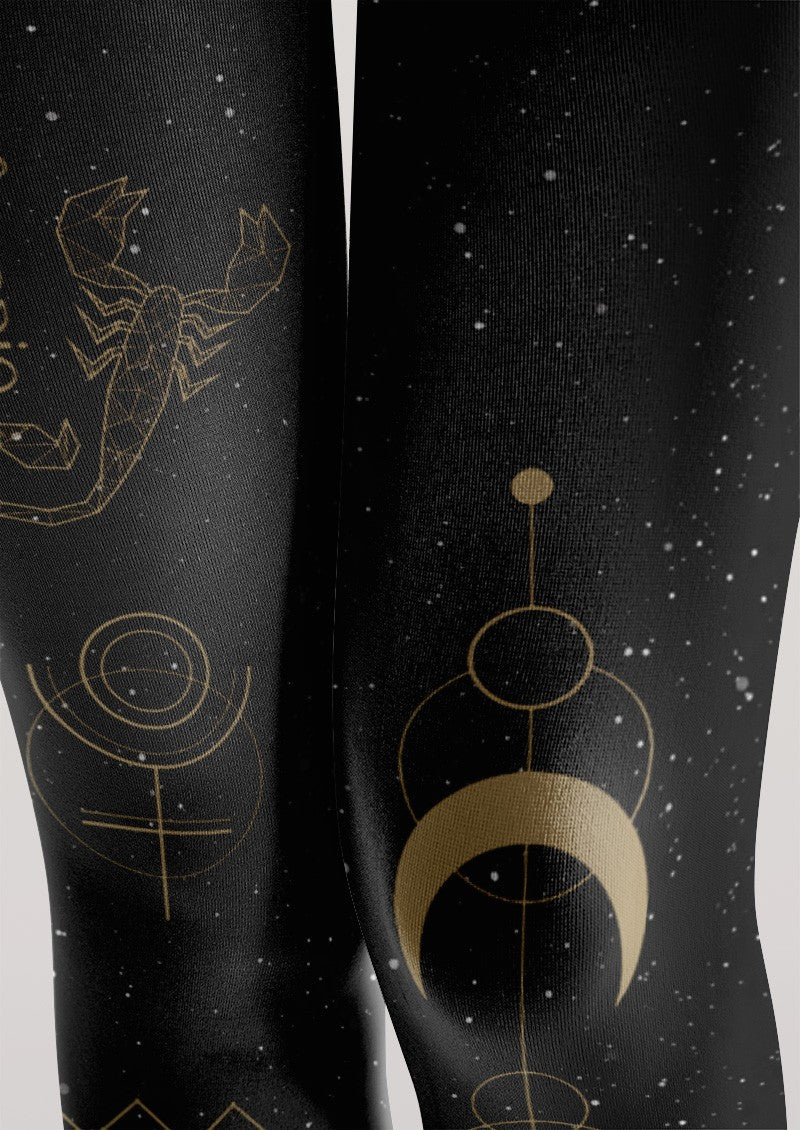 Viken Plan Scorpio Zodiac Tights Hosiery Pantyhose - Image 3