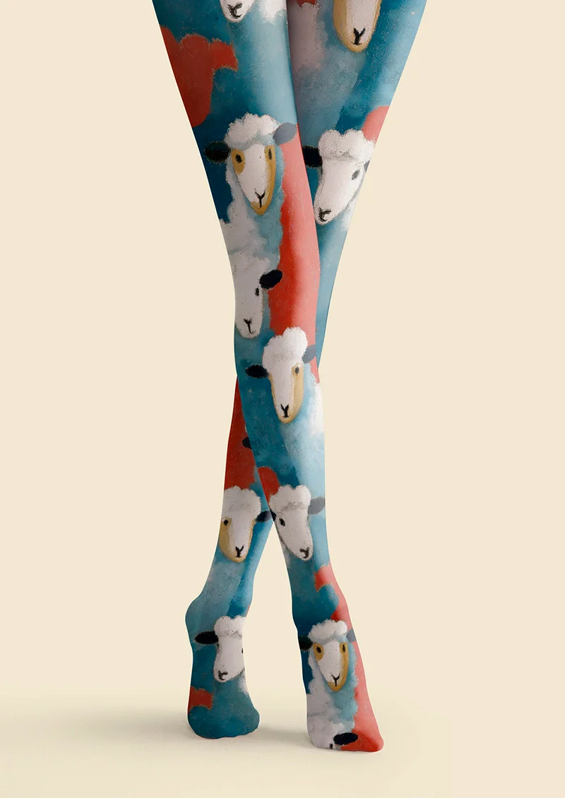 Viken Plan Sheep Surge Tights Hosiery Pantyhose - Image 3