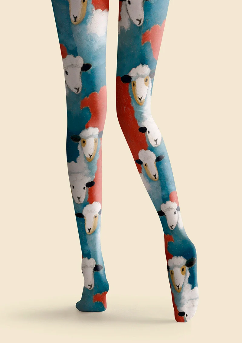 Viken Plan Sheep Surge Tights Hosiery Pantyhose - Image 4