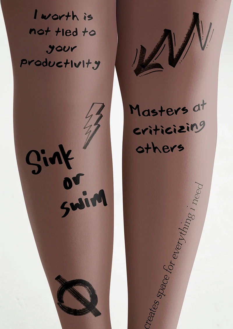 Viken Plan Sink or swim Tights Hosiery Pantyhose - Image 5