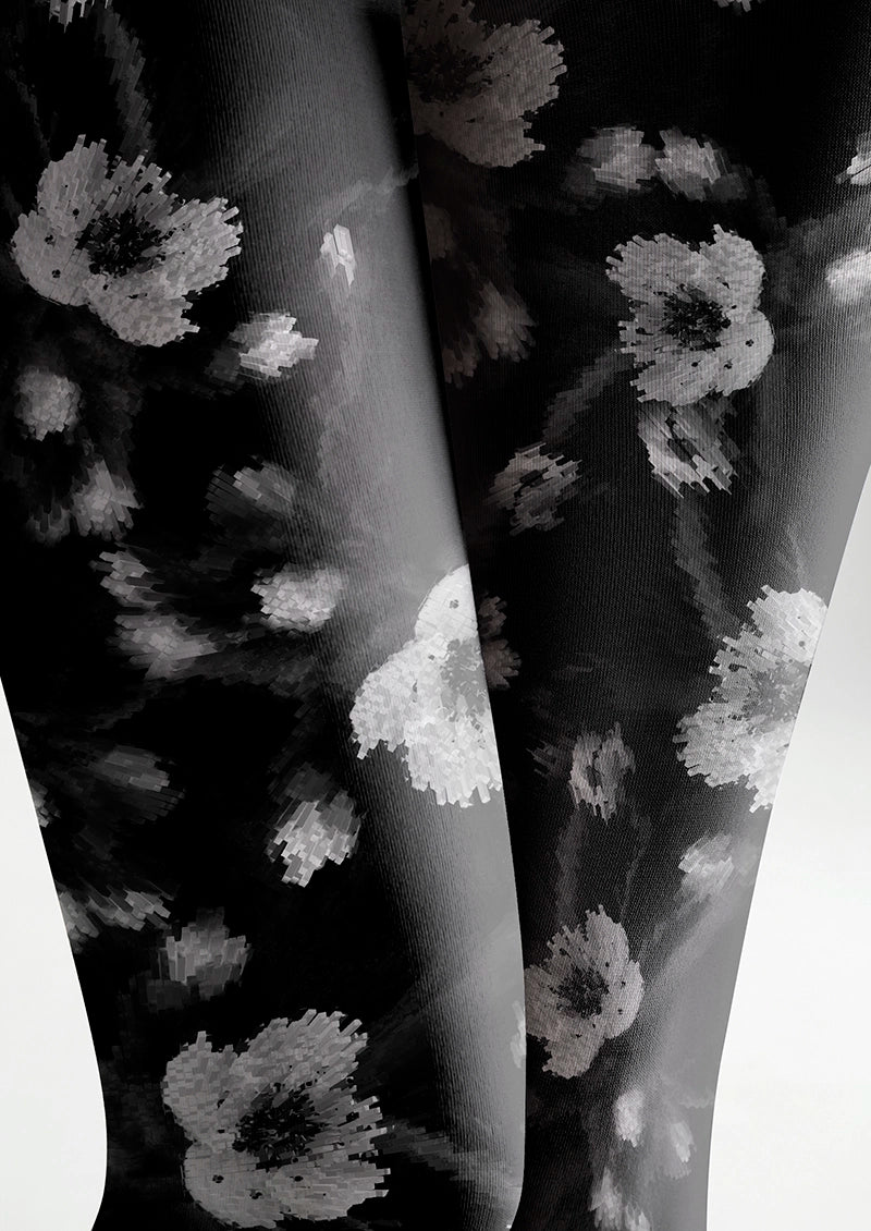 Viken Plan Night-Blooming Flower Tights Hosiery Pantyhose - Image 5
