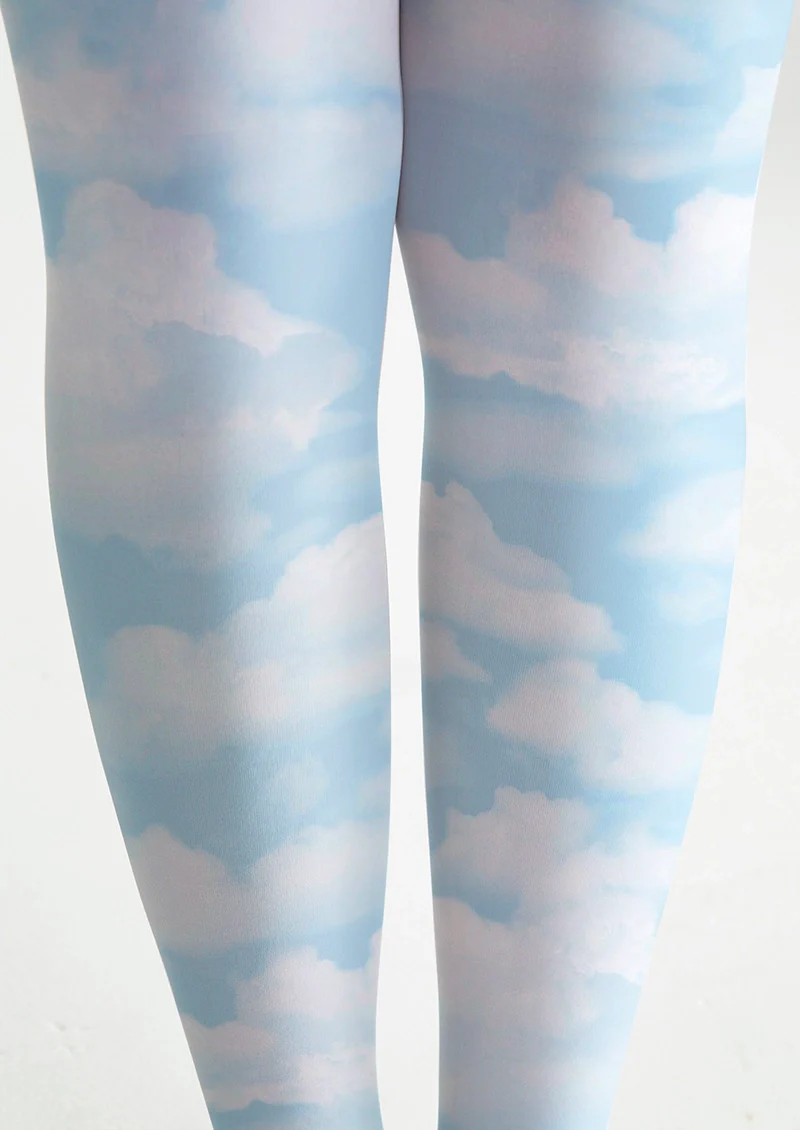 Viken Plan sky print Tights Hosiery Pantyhose - Image 5