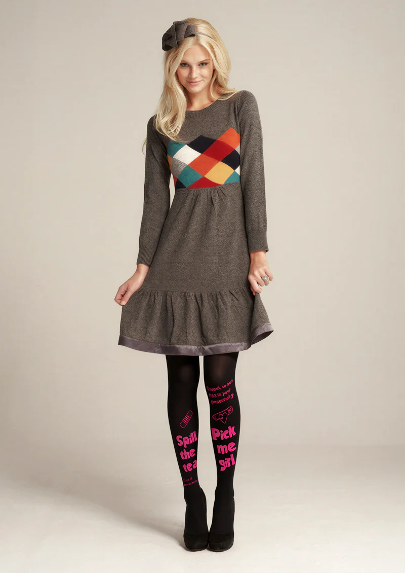 Viken Plan spill the tea Tights Hosiery Pantyhose - Image 2