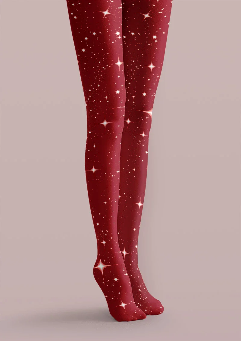 Viken Plan Starry Graphic Tights Hosiery Pantyhose