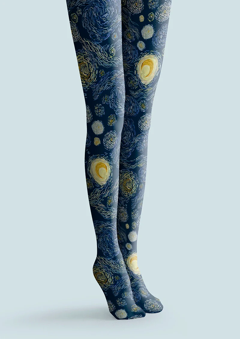 Viken Plan Starry Sky Tights Hosiery Pantyhose - Image 3
