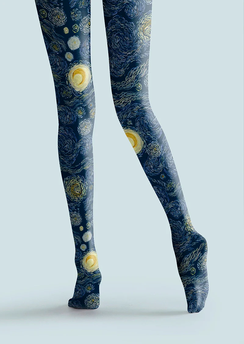 Viken Plan Starry Sky Tights Hosiery Pantyhose - Image 4