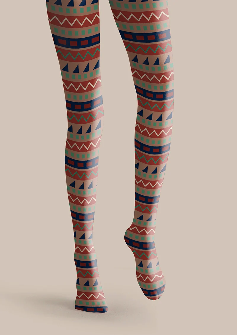 Viken Plan Stone Tassel Tights Hosiery Pantyhose