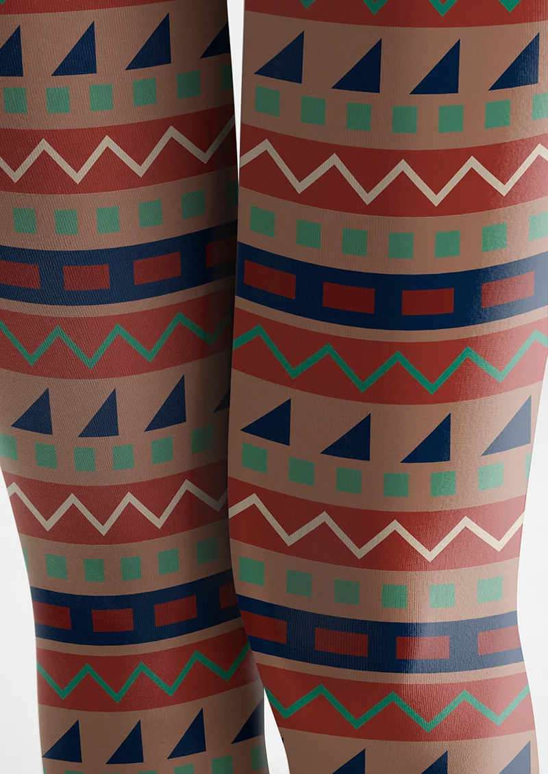Viken Plan Stone Tassel Tights Hosiery Pantyhose - Image 5