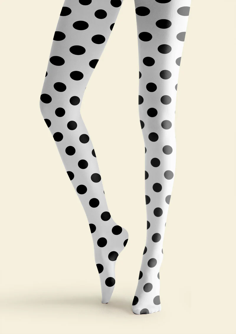 Viken Plan Luna Dots Polka Dot Tights Hosiery Pantyhose - Image 4