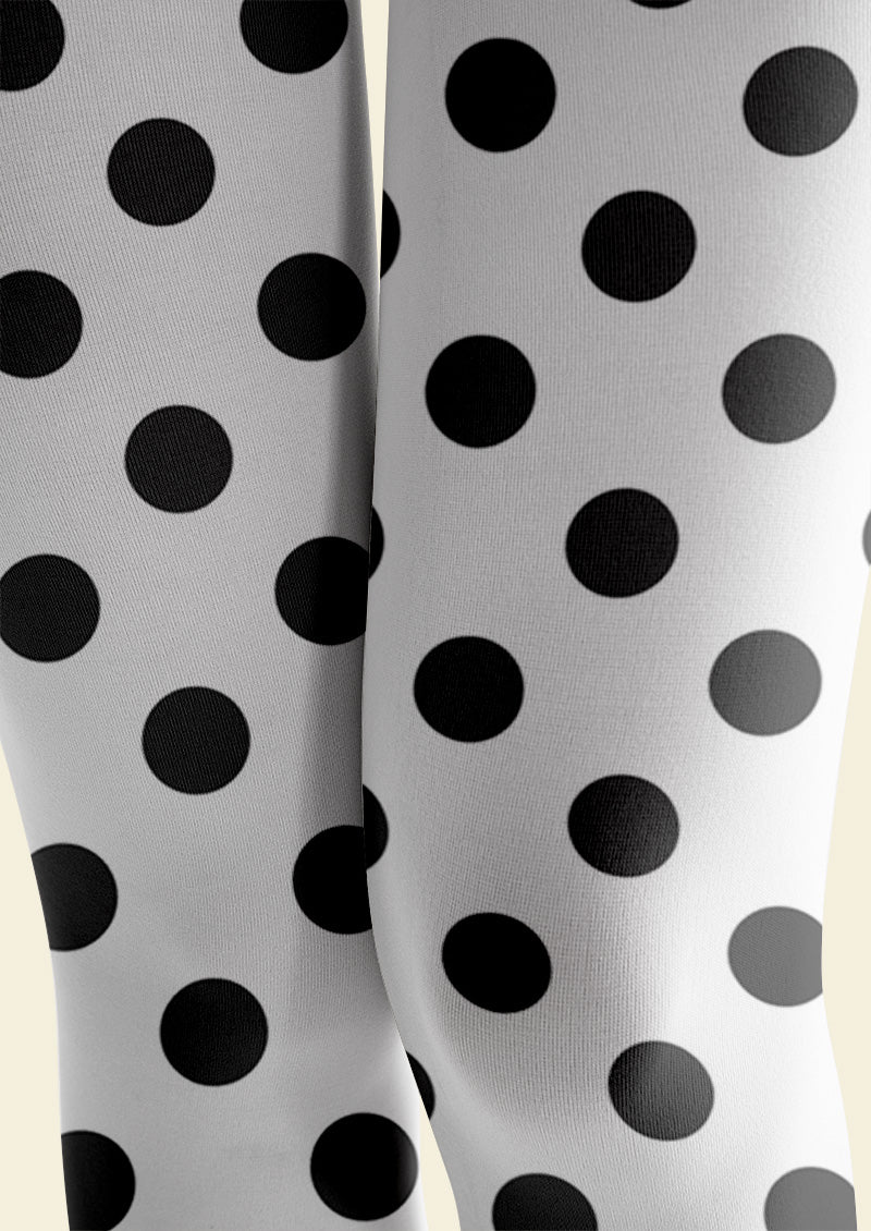 Viken Plan Luna Dots Polka Dot Tights Hosiery Pantyhose - Image 5