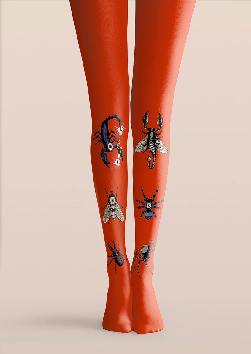 Viken Plan Tales of Insects Tights Hosiery Pantyhose