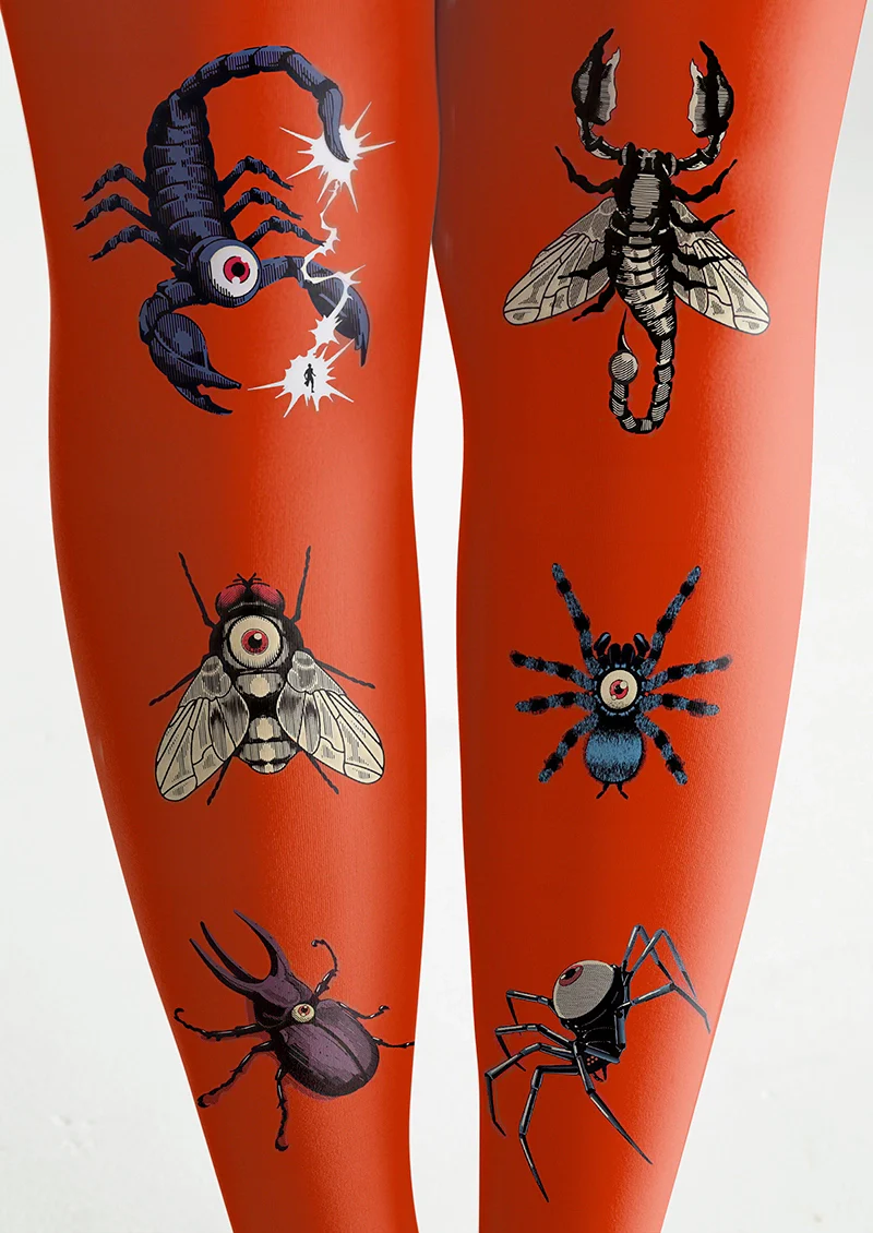 Viken Plan Tales of Insects Tights Hosiery Pantyhose - Image 5