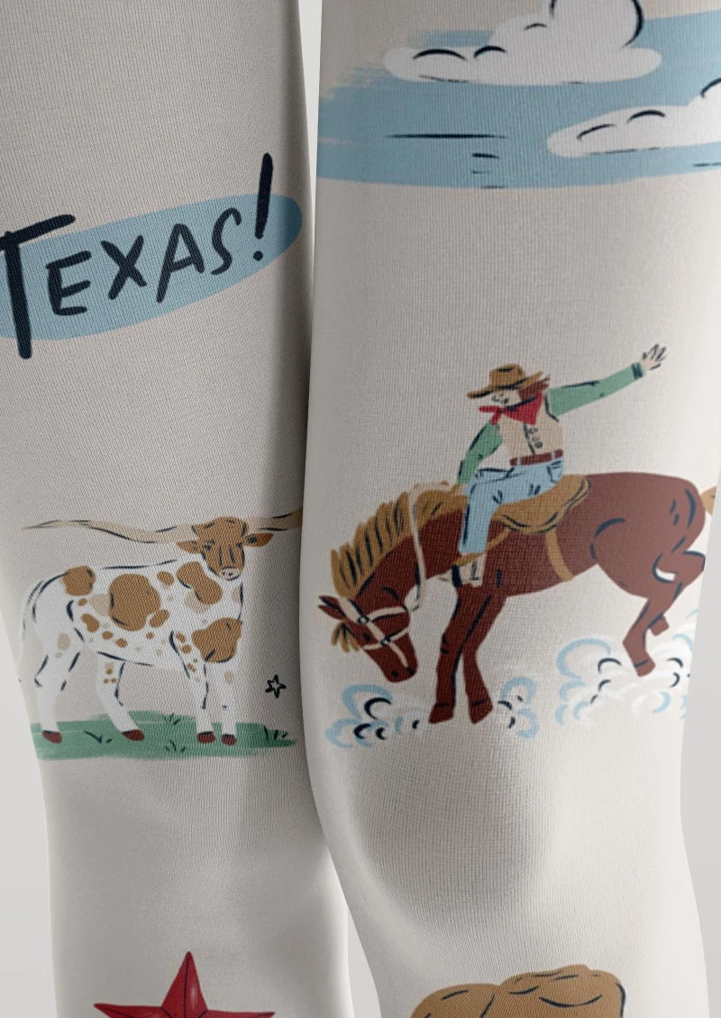 Viken Plan Texas Theme Graphic Tights Hosiery Pantyhose - Image 3