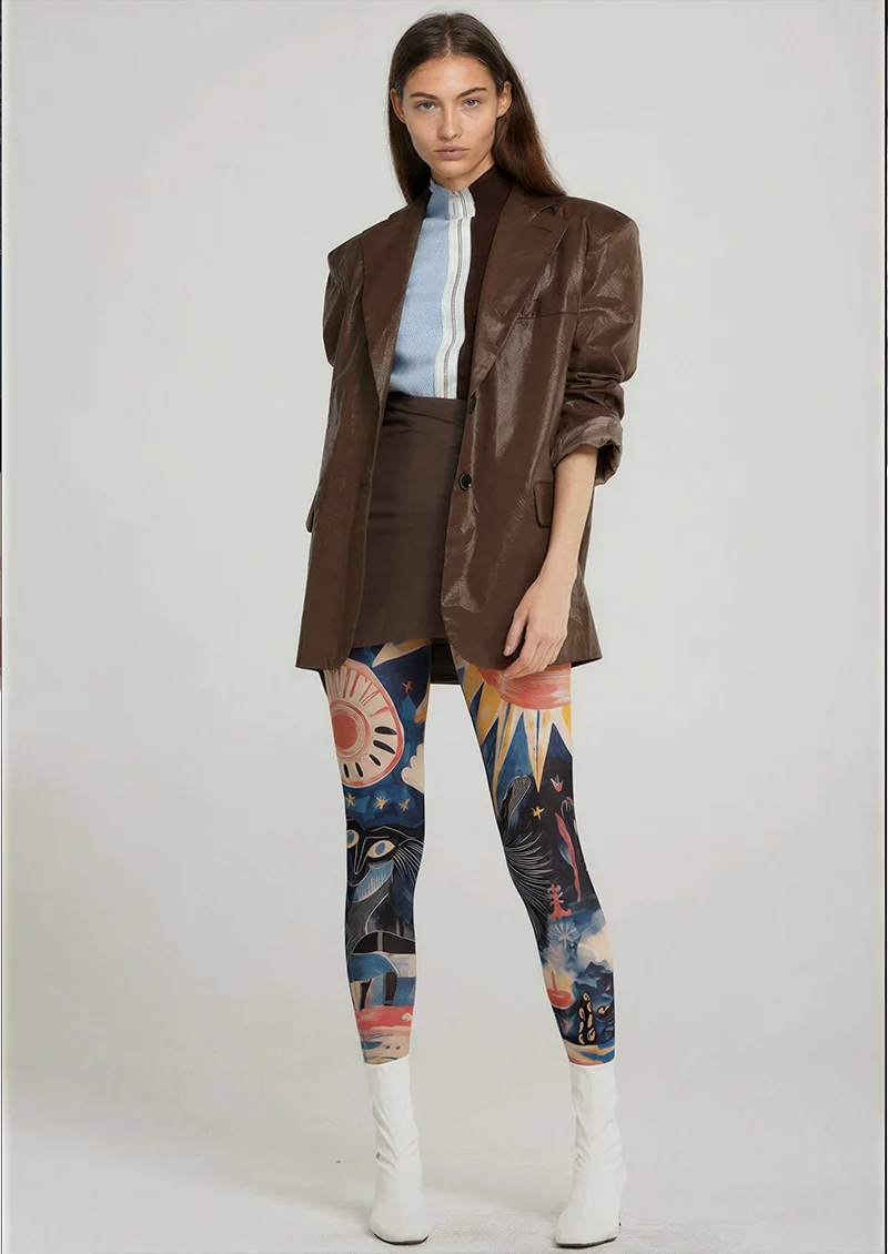 Viken Plan Twilight Interzone Tights Hosiery Pantyhose - Image 2