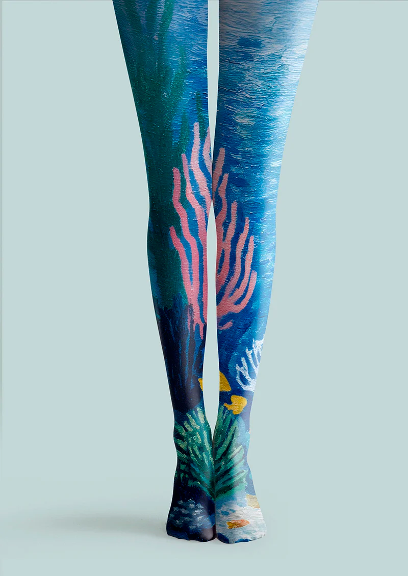 Viken Plan Underwater World Tights Hosiery Pantyhose