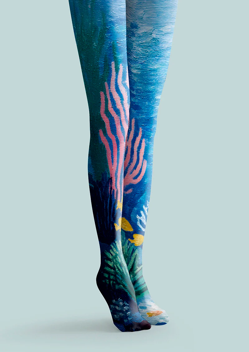 Viken Plan Underwater World Tights Hosiery Pantyhose - Image 3